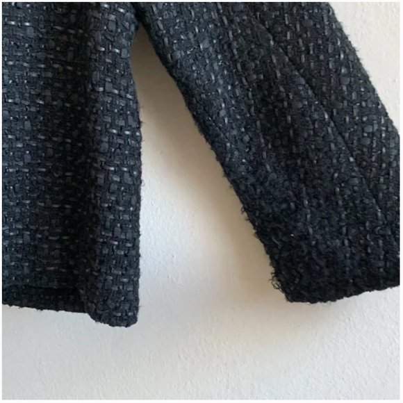 Kate Spade Madison Avenue Yazmen black beaded jacket blazer size 6 PLEASE READ - Picture 10 of 15